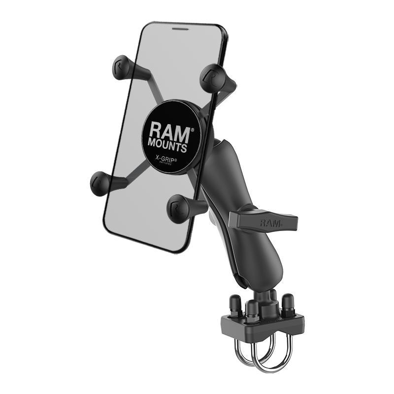 RAM® sestava - velký držák X-Grip® s středním ramenem a úchytem U-Bolt na průměr 1" až 1,25"