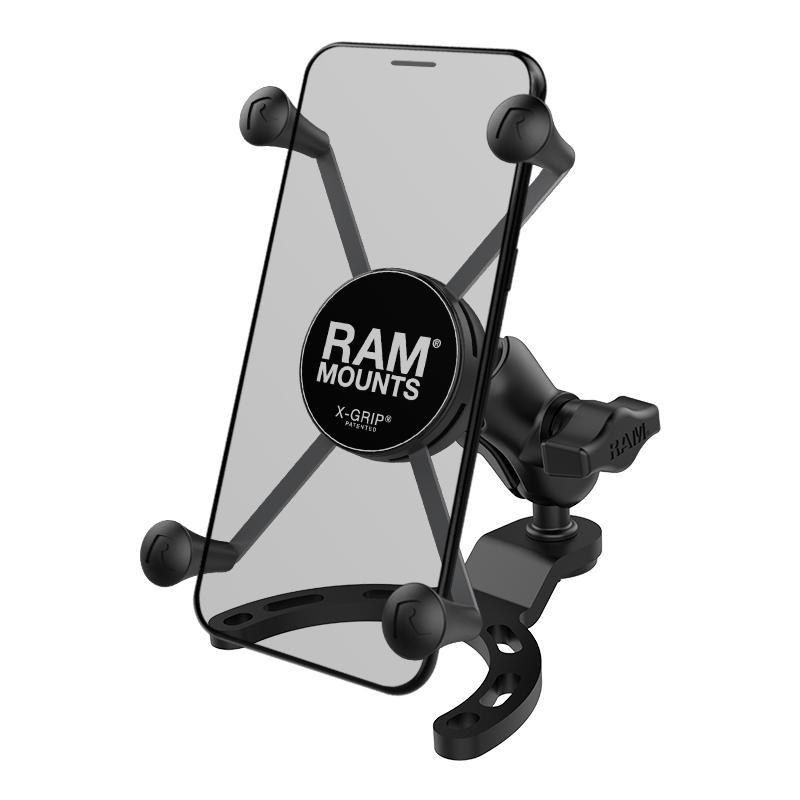 RAM® sestava - malý držák X-Grip® s krátkým ramenem a základnou na víčko nádrže s kulovým kloubem 1"